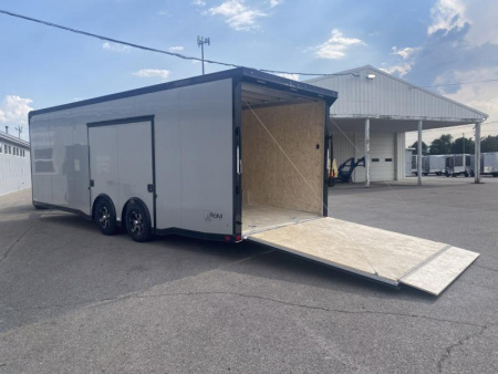 New 2023 ATC 24 FT ENCLOSED CAR HAULER 7 FT INT HEIGHT WITH ESCAPE DOOR AND BLACK OUT TRIM ROM 300