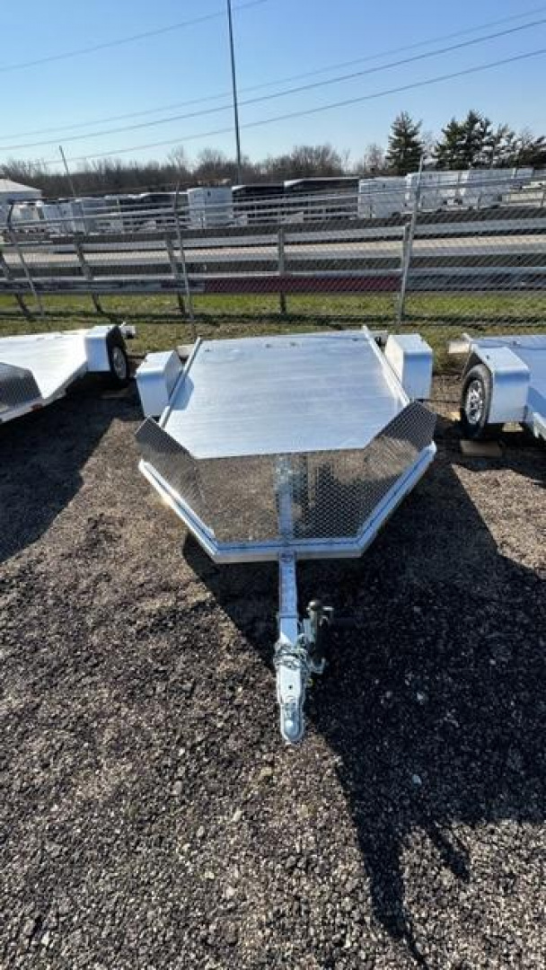 New 2023 Aluma MC210 ALUMINUM TWO PLACE MOTORCYCLE TRAILER