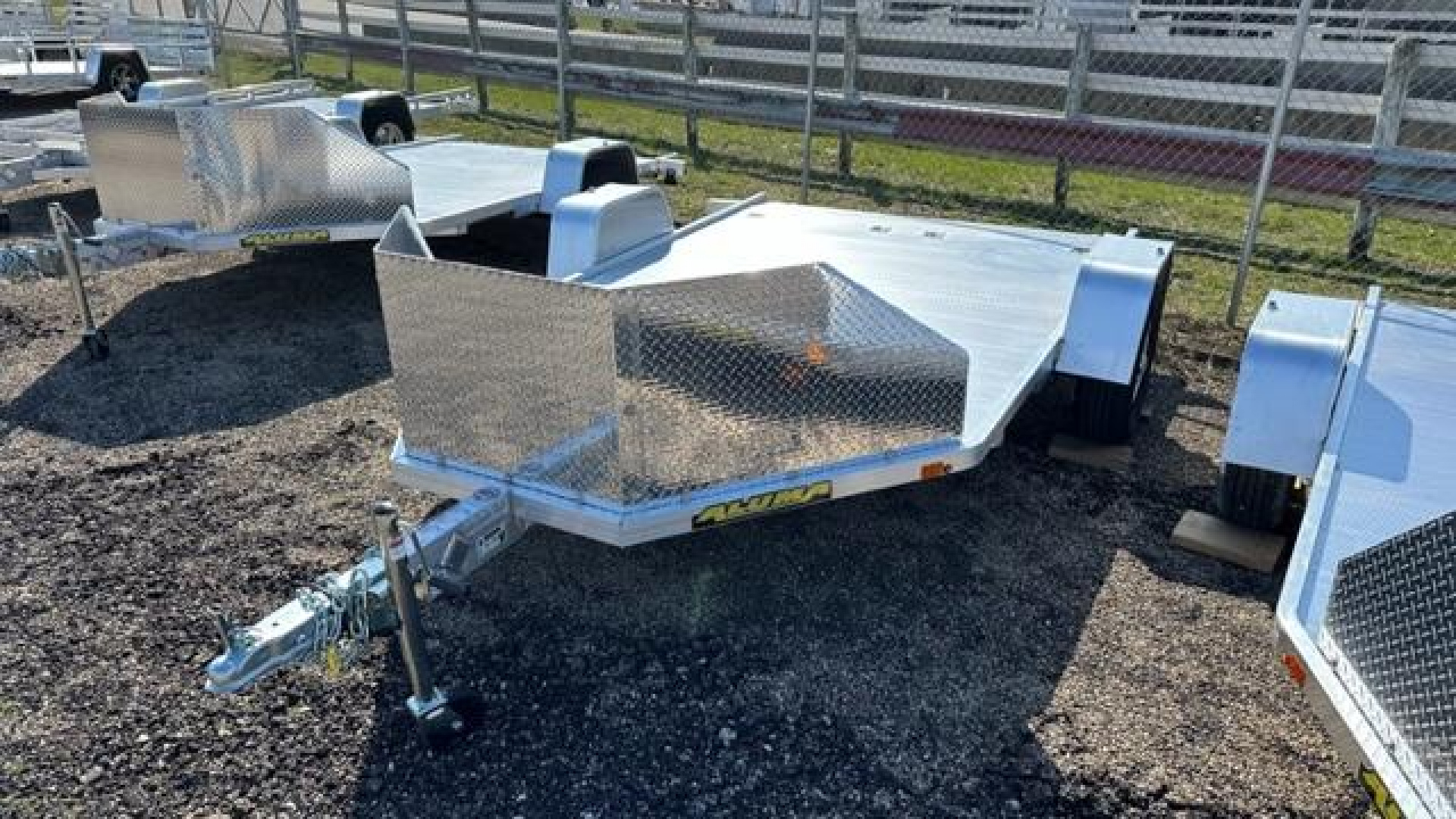 New 2023 Aluma MC210 ALUMINUM TWO PLACE MOTORCYCLE TRAILER