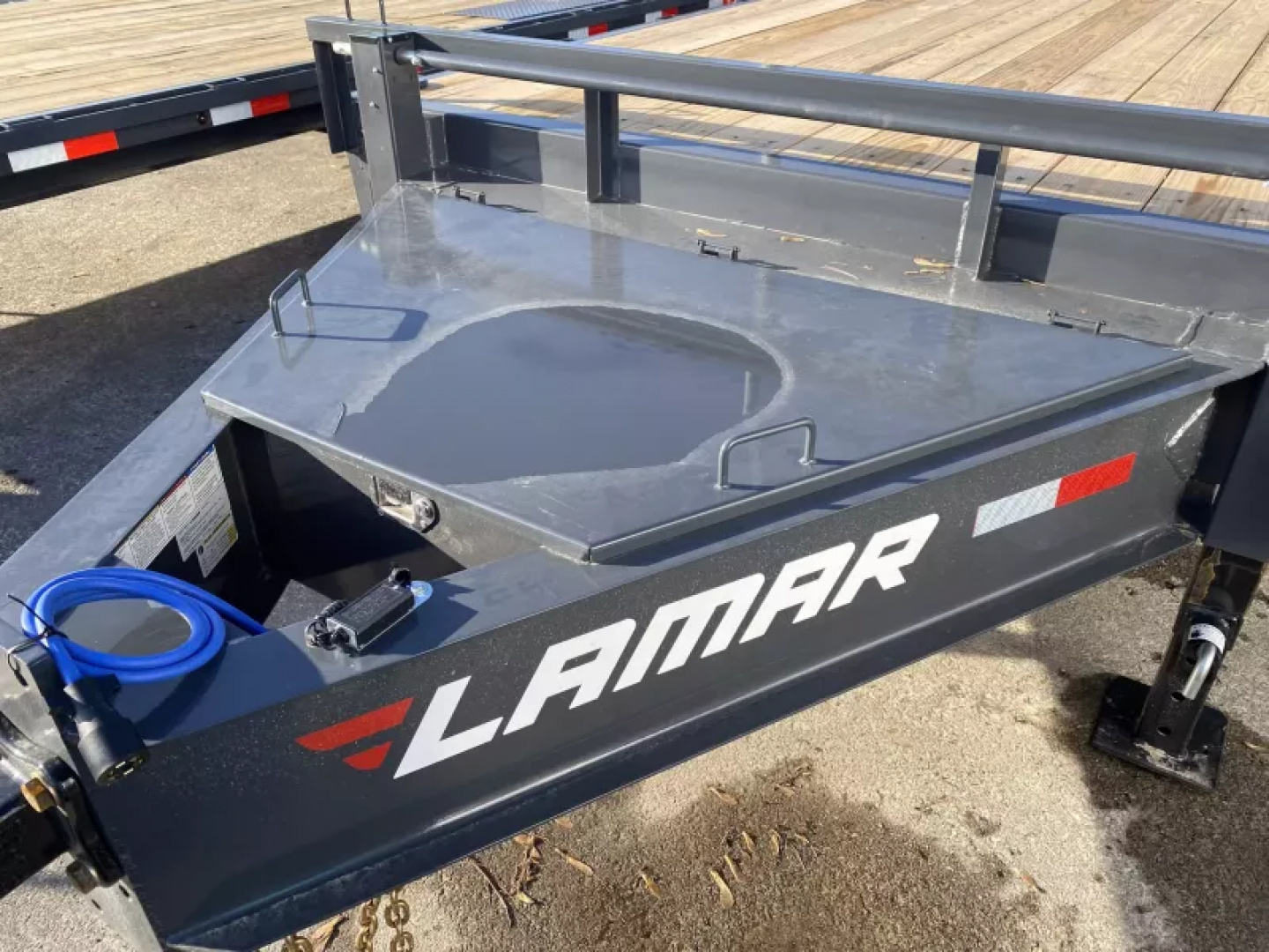 New 2025 Lamar Trailers 102 IN X 25 FT DECK OVER FULL WIDTH RHINO RAMPS 16K GVWR