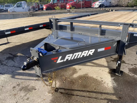 New 2025 Lamar Trailers 102 IN X 25 FT DECK OVER FULL WIDTH RHINO RAMPS 16K GVWR