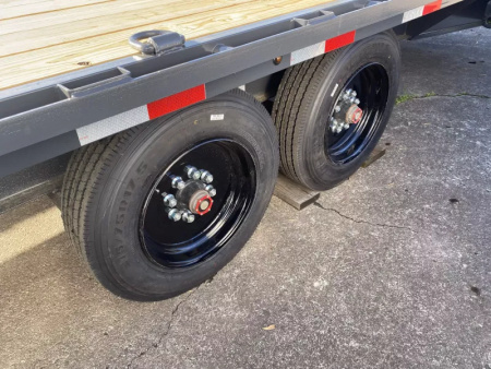 New 2025 Lamar Trailers 102 IN X 25 FT DECK OVER FULL WIDTH RHINO RAMPS 16K GVWR
