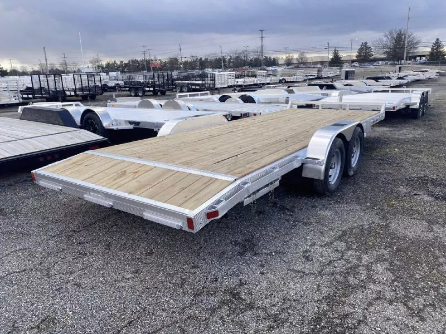 New 2025 Sport Haven 20 FT ALUMINUM CAR HAULER WOOD DECK 7K GVWR