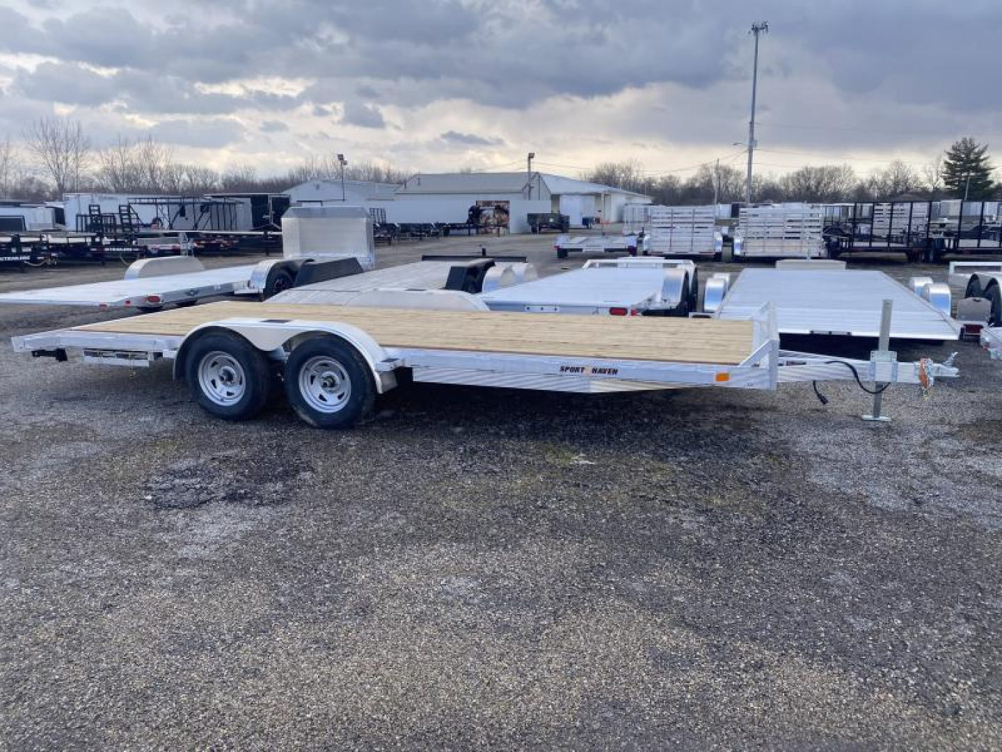 New 2025 Sport Haven 20 FT ALUMINUM CAR HAULER WOOD DECK 7K GVWR