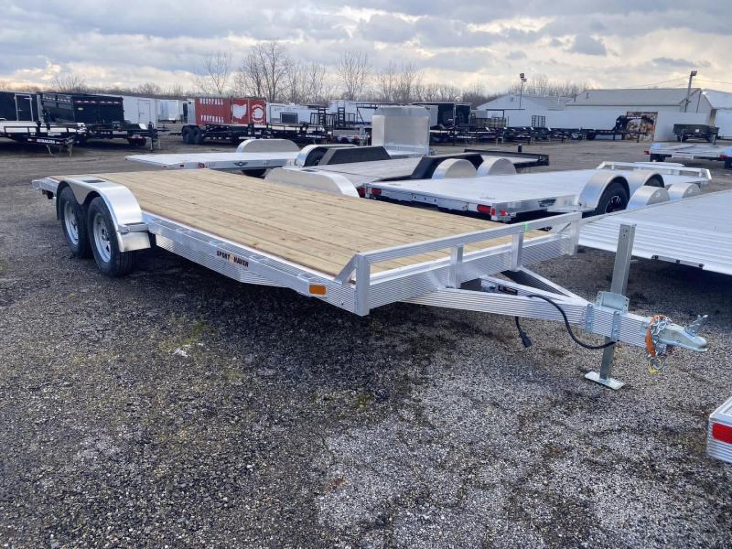 New 2025 Sport Haven 20 FT ALUMINUM CAR HAULER WOOD DECK 7K GVWR