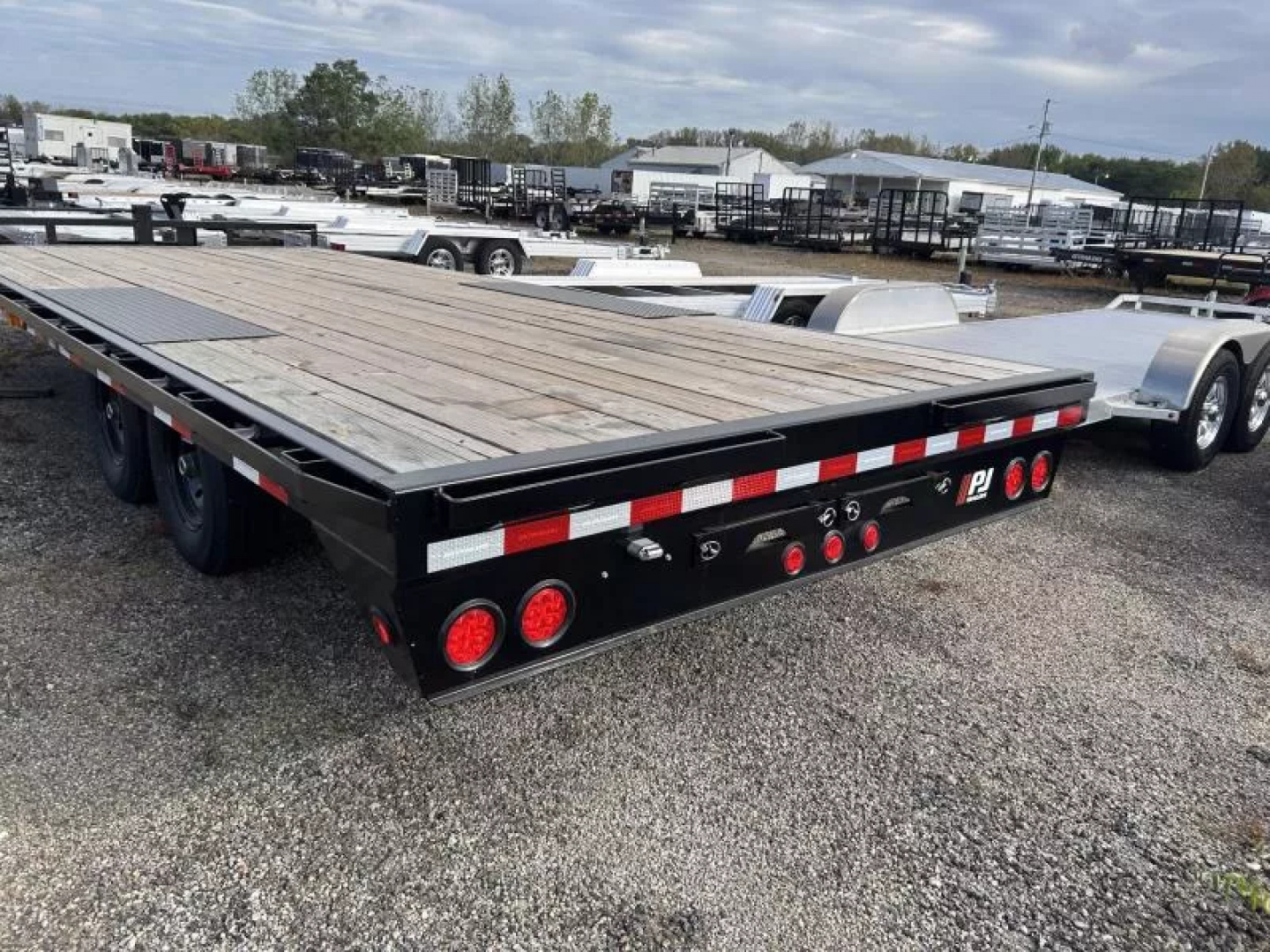 New 2026 PJ Trailers 102 IN X 20 FT DECK OVER WITH PULL OUT RAMPS TOOLBOX 14K GVWR