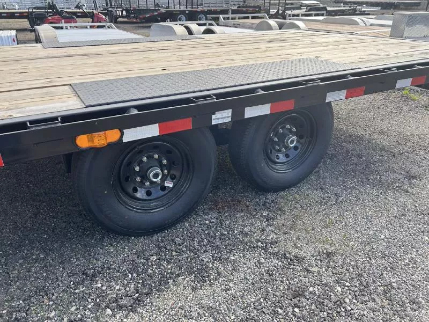 New 2026 PJ Trailers 102 IN X 20 FT DECK OVER WITH PULL OUT RAMPS TOOLBOX 14K GVWR