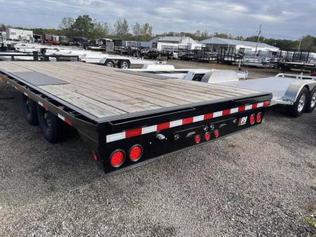 New 2026 PJ Trailers 102 IN X 20 FT DECK OVER WITH PULL OUT RAMPS TOOLBOX 14K GVWR