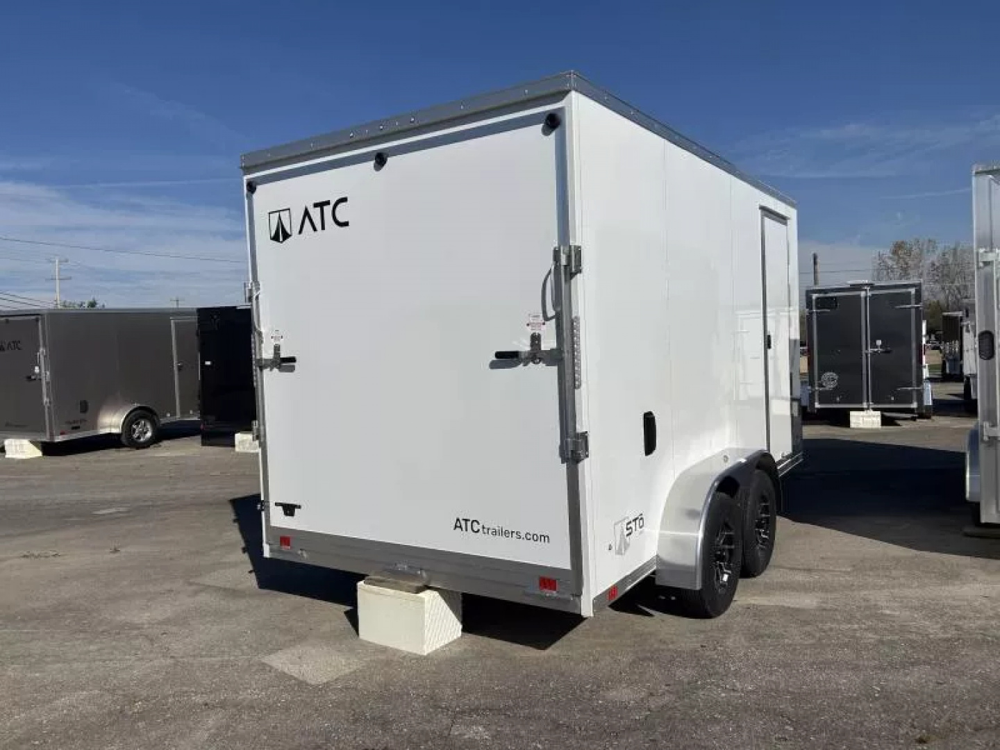 New 2026 ATC 7 X 14 FT ROM 400 ENCLOSED CARGO TRAILER WITH 7 FT INT HEIGHT