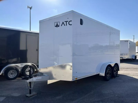 New 2026 ATC 7 X 14 FT ROM 400 ENCLOSED CARGO TRAILER WITH 7 FT INT HEIGHT