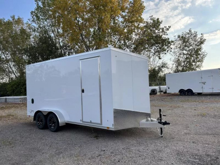 New 2026 ATC 7 X 16 FT ROM 400 ENCLOSED CARGO TRAILER WITH 7 FT INT HEIGHT