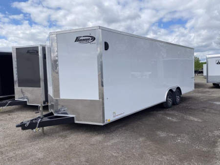 New 2025 Formula Trailers TRAVERSE 24 FT ENCLOSED CAR HAULER 7 FT INT RAMP DOOR 10K GVWR