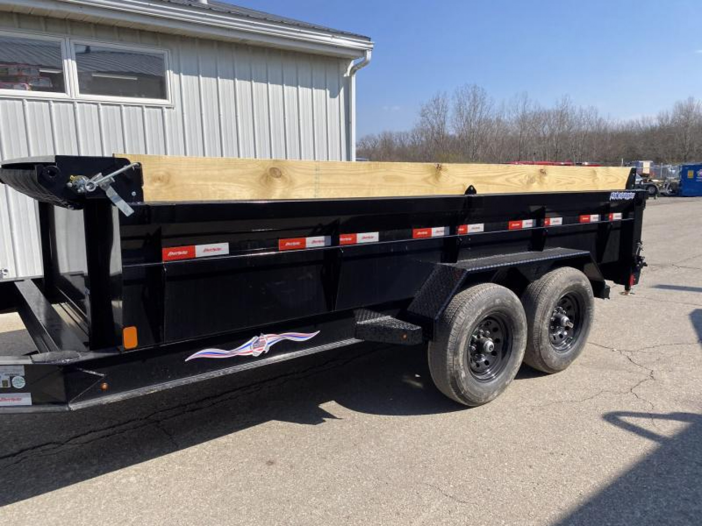 New 2024 Liberty 7 X 14 FT LOW PRO DUMP TRAILER 14K