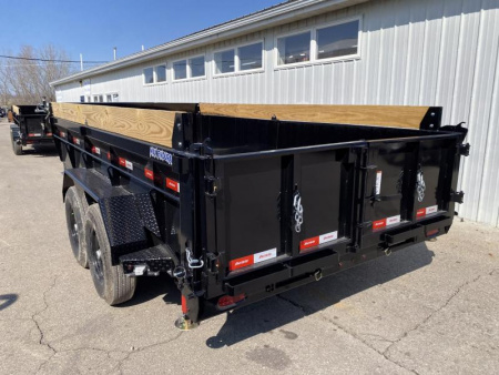 New 2024 Liberty 7 X 14 FT LOW PRO DUMP TRAILER 14K