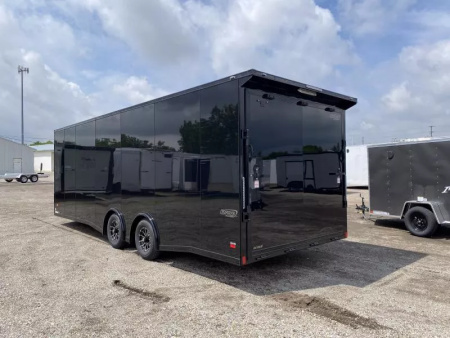 New 2025 Bravo Trailers 24 FT SCOUT PERFORMANCE ENCLOSED CAR HAULER WITH RAMP DOOR 10K GVWR