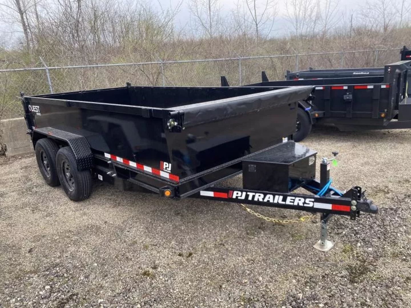 New 2026 PJ Trailers 7 X 14 FT DUMP TRAILER 14K GVWR SPREAD GATE TARP KIT
