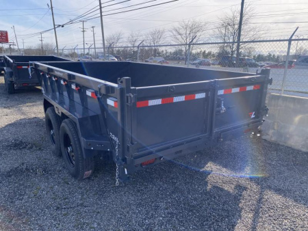 New 2025 Lamar Trailers 7 X 12 FT DUMP TRAILER TARP KIT WITH RAMPS 14K GVWR