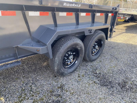 New 2025 Lamar Trailers 7 X 12 FT DUMP TRAILER TARP KIT WITH RAMPS 14K GVWR