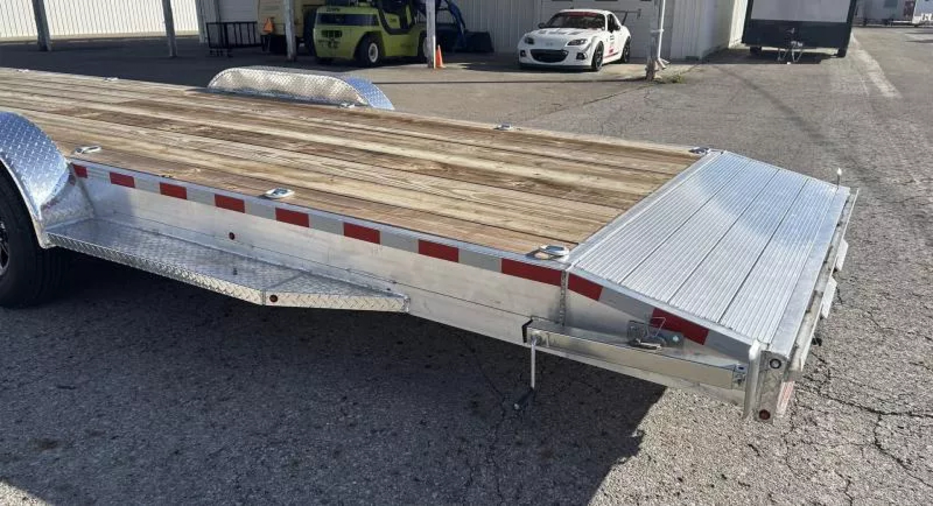 New 2026 Wolverine Trailers 7 X 34 FT ALUMINUM 2 CAR HAULER 14K GVWR