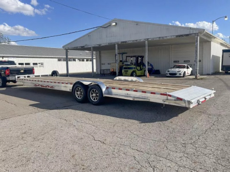 New 2026 Wolverine Trailers 7 X 34 FT ALUMINUM 2 CAR HAULER 14K GVWR