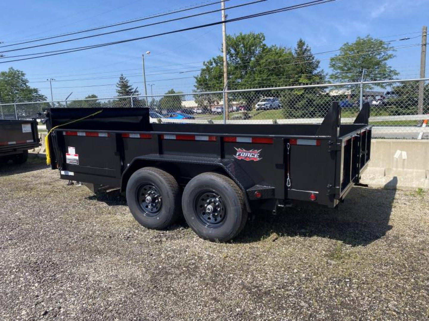 New 2025 Force 7 X 14 FT DUMP TRAILER 14K GVWR
