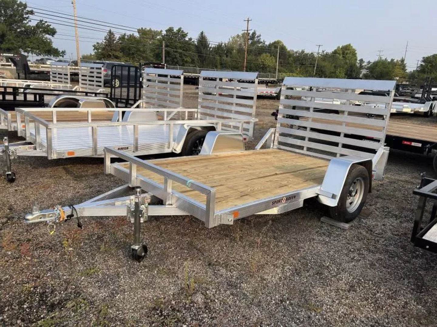 New 2026 Sport Haven 6 X 10 FT ALUMINUM UTILITY TRAILER WOOD DECK NO SIDE RAIL
