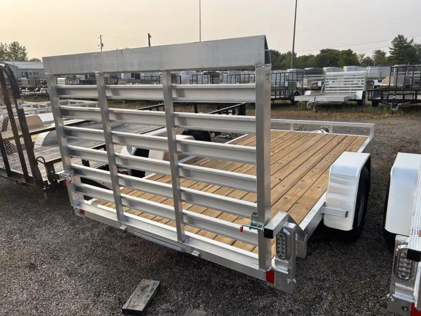New 2026 Sport Haven 6 X 12 FT ALUMINUM UTILITY TRAILER WOOD DECK NO SIDE RAIL