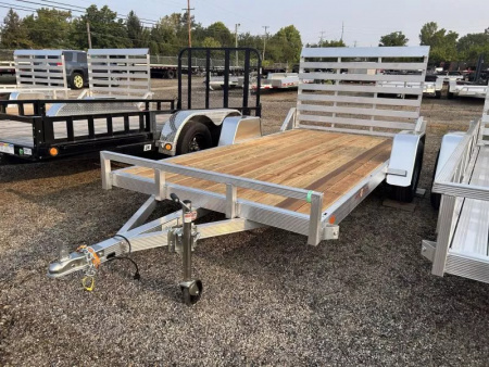 New 2026 Sport Haven 6 X 12 FT ALUMINUM UTILITY TRAILER WOOD DECK NO SIDE RAIL