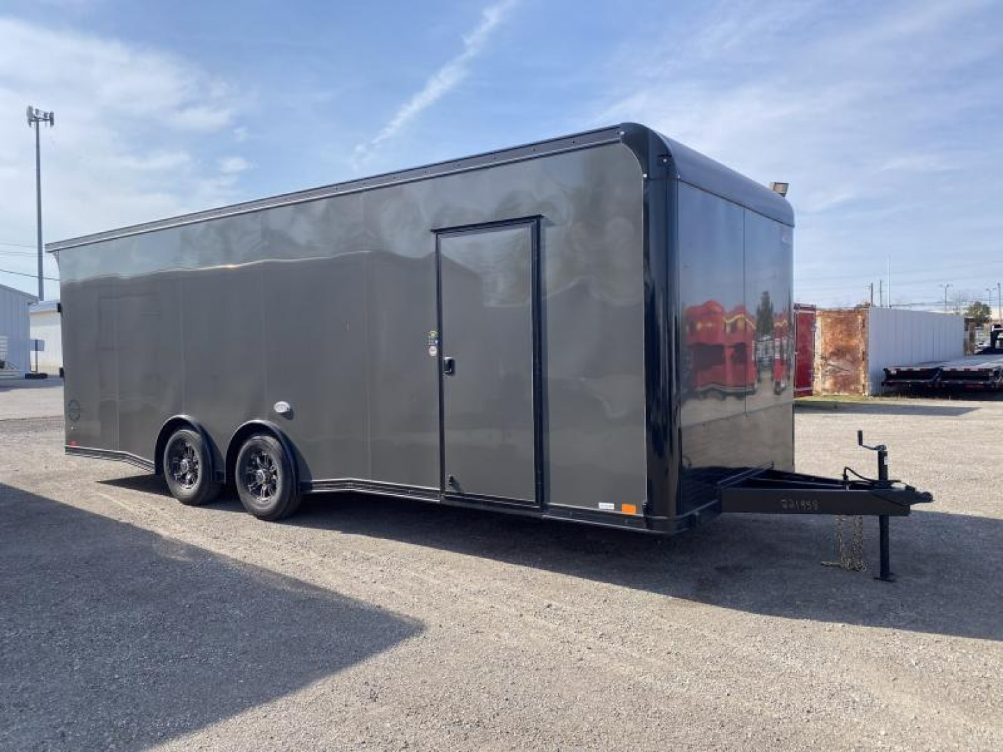 New 2025 United Trailers 24 FT ENCLOSED CAR HAULER TORSION AXLES  ALUMINUM WHEELS WITH BLACK OUT TRIM