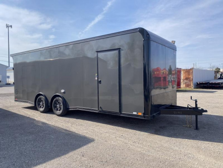 New 2025 United Trailers 24 FT ENCLOSED CAR HAULER TORSION AXLES  ALUMINUM WHEELS WITH BLACK OUT TRIM