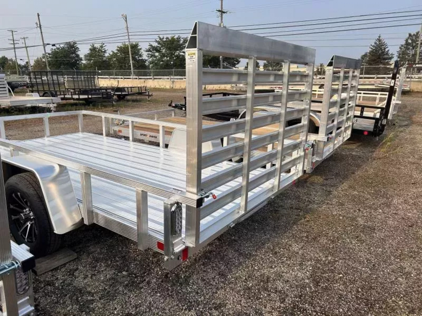 New 2026 Sport Haven 6 X 12 FT ALL ALUMINUM UTILITY WITH ALUMINUM WHEELS