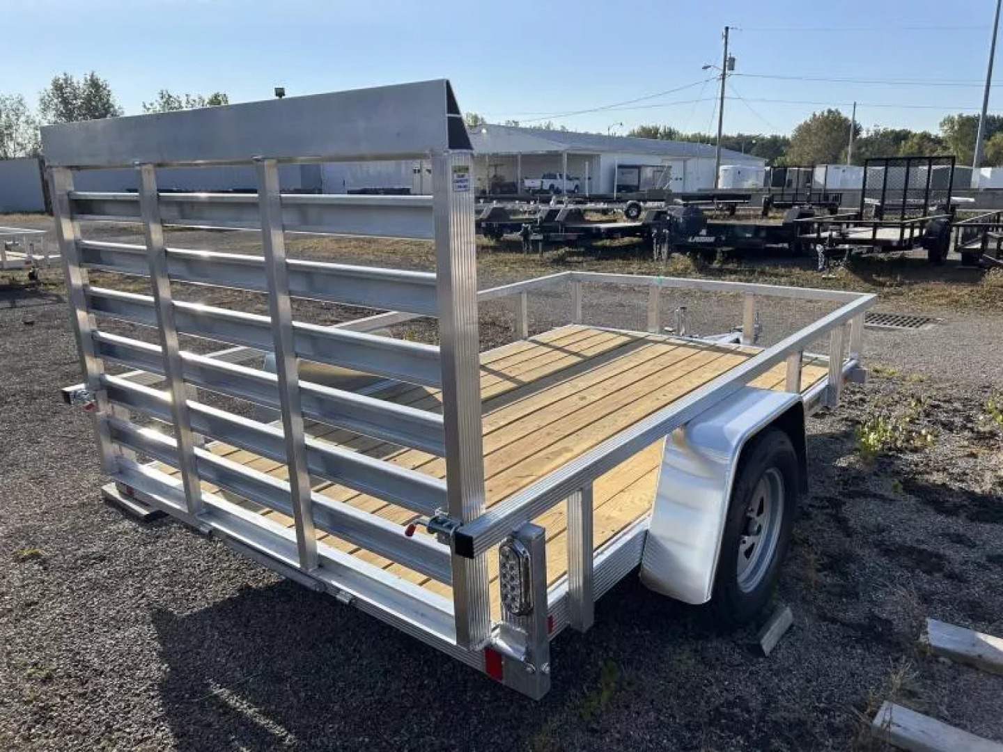 New 2026 Sport Haven 6 X 10 FT ALUMINUM UTILITY TRAILER WOOD DECK STEEL WHEELS