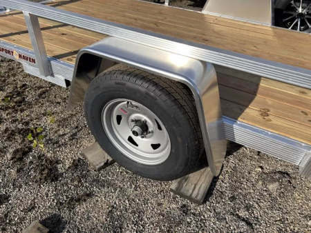 New 2026 Sport Haven 6 X 10 FT ALUMINUM UTILITY TRAILER WOOD DECK STEEL WHEELS