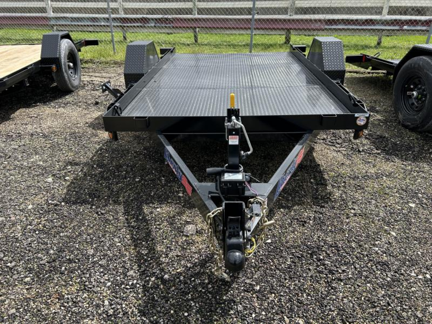 New 2024 Liberty 6 FT 6 IN X 12 FT TILT TRAILER 7K GVWR STEEL DECK