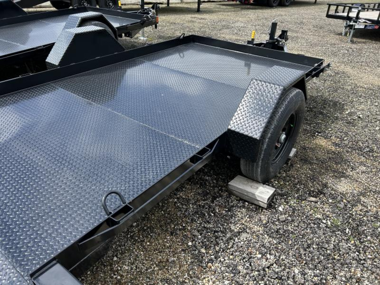 New 2024 Liberty 6 FT 6 IN X 12 FT TILT TRAILER 7K GVWR STEEL DECK