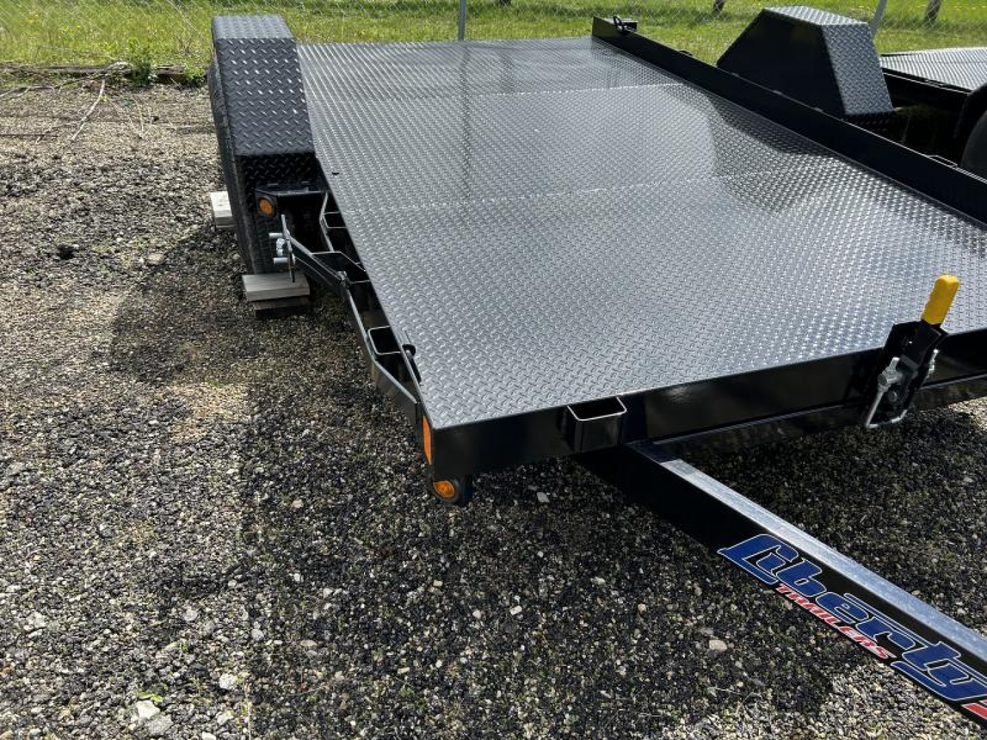 New 2024 Liberty 6 FT 6 IN X 12 FT TILT TRAILER 7K GVWR STEEL DECK