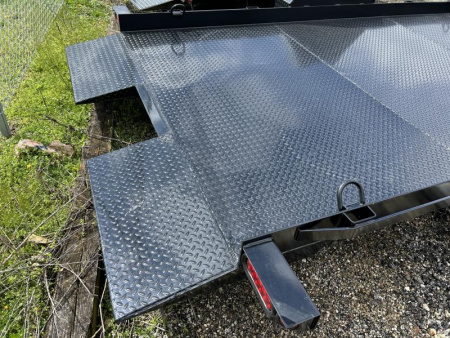 New 2024 Liberty 6 FT 6 IN X 12 FT TILT TRAILER 7K GVWR STEEL DECK