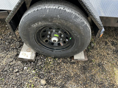 New 2024 Liberty 6 FT 6 IN X 12 FT TILT TRAILER 7K GVWR STEEL DECK