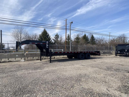 New 2025 Carry-On 25 FT GOOSENECK DECKOVER TRAILER 20K GVWR