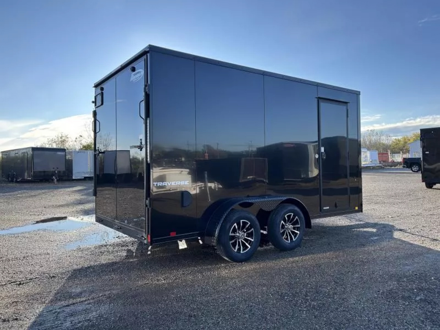 New 2026 Formula Trailers 7 X 14 FT TRAVERSE ENCLOSED CARGO TRAILER BLACK OUT PKG RAMP DOOR 7 FT INTERIOR HEIGHT