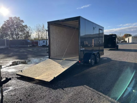 New 2026 Formula Trailers 7 X 14 FT TRAVERSE ENCLOSED CARGO TRAILER BLACK OUT PKG RAMP DOOR 7 FT INTERIOR HEIGHT