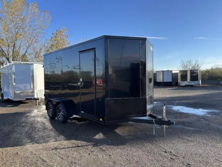 New 2026 Formula Trailers 7 X 14 FT TRAVERSE ENCLOSED CARGO TRAILER BLACK OUT PKG RAMP DOOR 7 FT INTERIOR HEIGHT