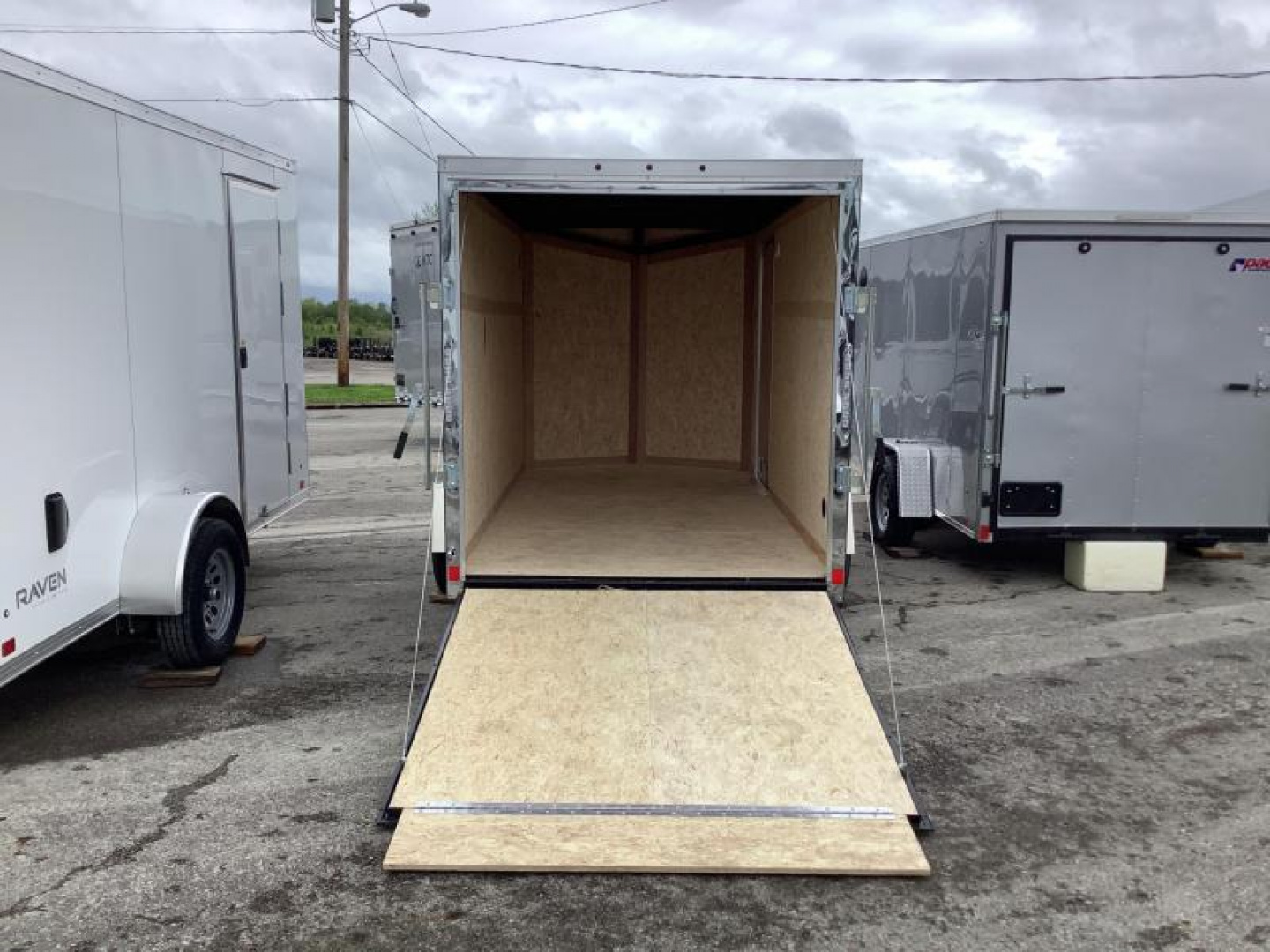 New 2022 US Cargo 6 X 12 FT ENCLOSED TRAILER RAMP DOOR 6 FT INT HEIGHT