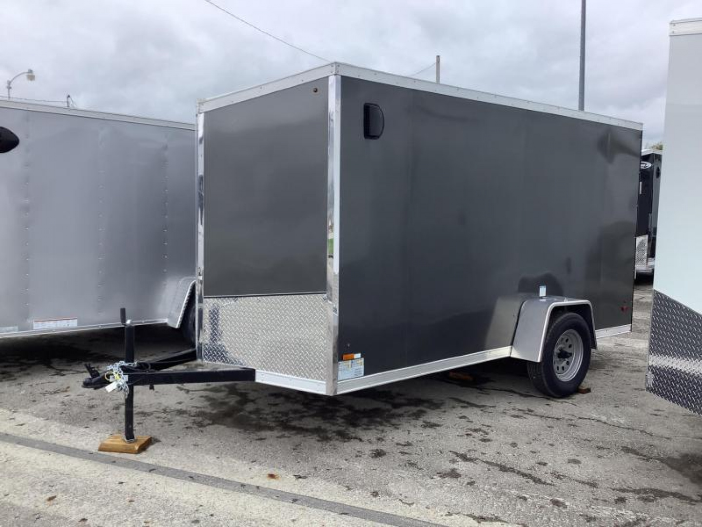 New 2022 US Cargo 6 X 12 FT ENCLOSED TRAILER RAMP DOOR 6 FT INT HEIGHT