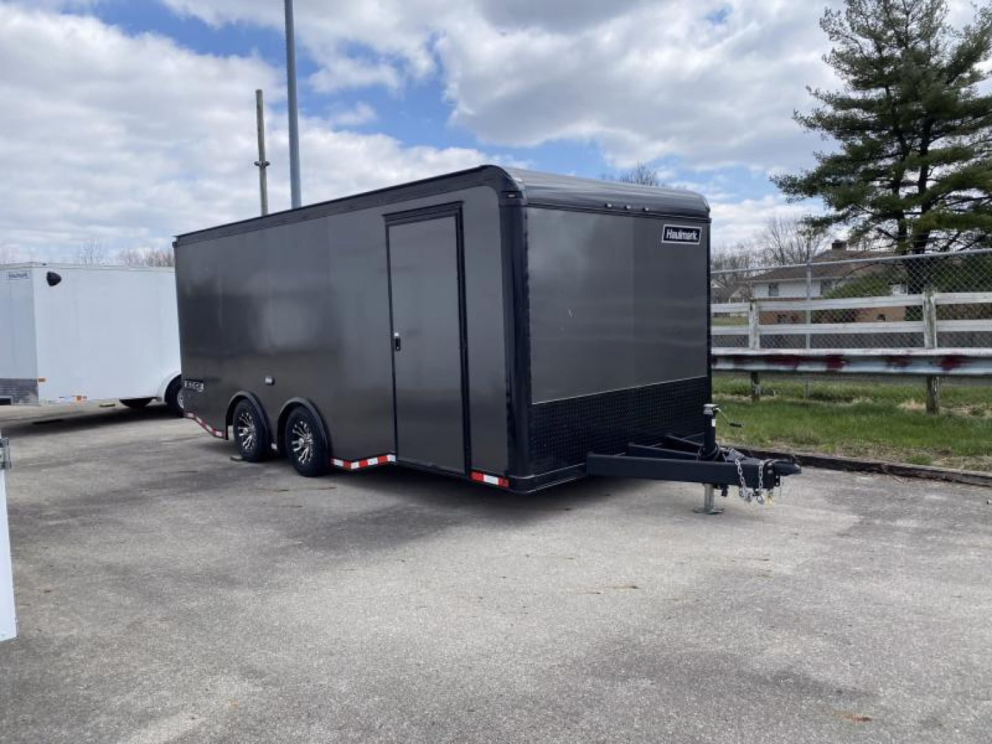 New 2023 Haulmark 20 FT EDGE ENCLOSED RACE CAR HAULER BLACKOUT PACKAGE
