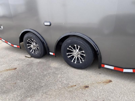 New 2023 Haulmark 20 FT EDGE ENCLOSED RACE CAR HAULER BLACKOUT PACKAGE