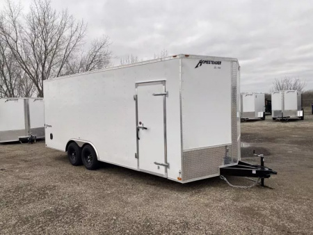 New 2025 Homesteader Trailer 8 FT 6 IN 24 FT ENCLOSED CAR HAULER 7 FT HEIGHT RAMP DOOR 10K GVWR