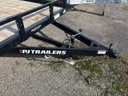 New 2026 PJ Trailers 7 X 14 FT UTILITY TRAILER SPRING ASSIST GATE