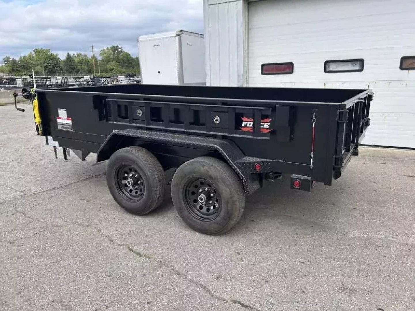 New 2026 Force 6 X 10 FT DUMP TRAILER 10K GVWR RAMPS
