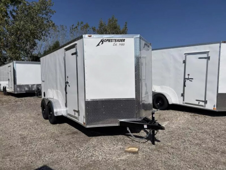 New 2026 Homesteader Trailer INTREPID 7 X 14 FT CARGO TRAILER RAMP DOOR 6 FT INTERIOR